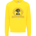 A Dachshund Dog Kids Sweatshirt Jumper Yellow