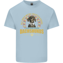 A Dachshund Dog Kids T-Shirt Childrens Light Blue