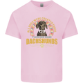 A Dachshund Dog Kids T-Shirt Childrens Light Pink