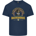 A Dachshund Dog Kids T-Shirt Childrens Navy Blue