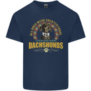 A Dachshund Dog Kids T-Shirt Childrens Navy Blue