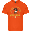 A Dachshund Dog Kids T-Shirt Childrens Orange