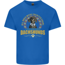 A Dachshund Dog Kids T-Shirt Childrens Royal Blue