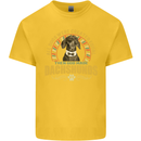 A Dachshund Dog Kids T-Shirt Childrens Yellow