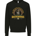 A Dachshund Dog Mens Sweatshirt Jumper Black