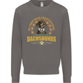 A Dachshund Dog Mens Sweatshirt Jumper Charcoal