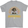 A Dachshund Dog Mens T-Shirt 100% Cotton Sports Grey