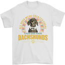 A Dachshund Dog Mens T-Shirt 100% Cotton White