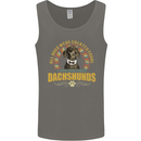 A Dachshund Dog Mens Vest Tank Top Charcoal