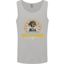 A Dachshund Dog Mens Vest Tank Top Sports Grey