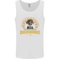 A Dachshund Dog Mens Vest Tank Top White