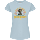 A Dachshund Dog Womens Petite Cut T-Shirt Light Blue