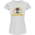 A Dachshund Dog Womens Petite Cut T-Shirt White