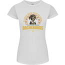 A Dachshund Dog Womens Petite Cut T-Shirt White