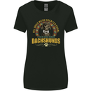 A Dachshund Dog Womens Wider Cut T-Shirt Black