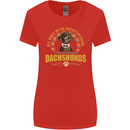 A Dachshund Dog Womens Wider Cut T-Shirt Red