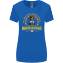 A Dachshund Dog Womens Wider Cut T-Shirt Royal Blue