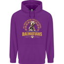 A Dalmatian Dog Childrens Kids Hoodie Purple