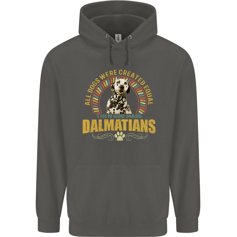 A Dalmatian Dog Childrens Kids Hoodie Storm Grey