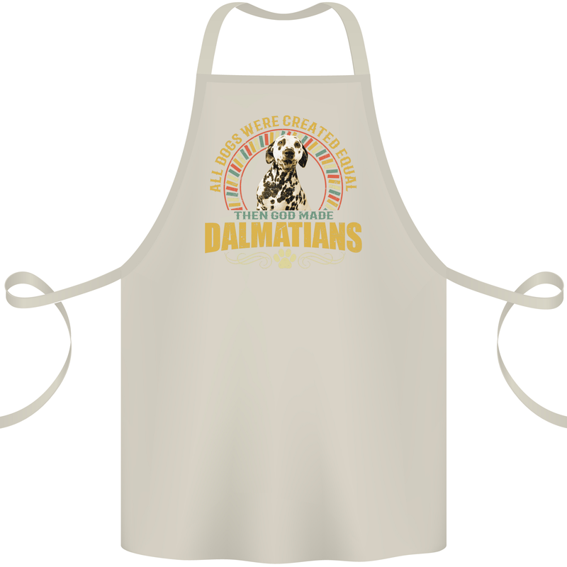 A Dalmatian Dog Cotton Apron 100% Organic Natural