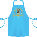 A Dalmatian Dog Cotton Apron 100% Organic Turquoise
