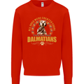 A Dalmatian Dog Kids Sweatshirt Jumper Bright Red