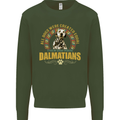 A Dalmatian Dog Kids Sweatshirt Jumper Forest Green