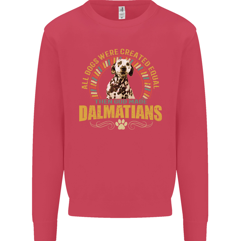 A Dalmatian Dog Kids Sweatshirt Jumper Heliconia