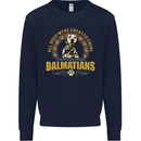 A Dalmatian Dog Kids Sweatshirt Jumper Navy Blue