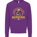 A Dalmatian Dog Kids Sweatshirt Jumper Purple