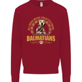 A Dalmatian Dog Kids Sweatshirt Jumper Red