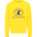 A Dalmatian Dog Kids Sweatshirt Jumper Yellow