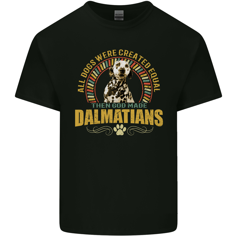 A Dalmatian Dog Kids T-Shirt Childrens Black