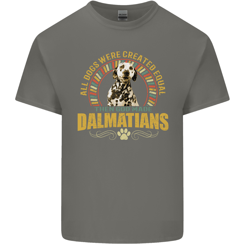 A Dalmatian Dog Kids T-Shirt Childrens Charcoal