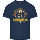A Dalmatian Dog Kids T-Shirt Childrens Navy Blue