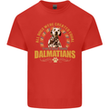 A Dalmatian Dog Kids T-Shirt Childrens Red