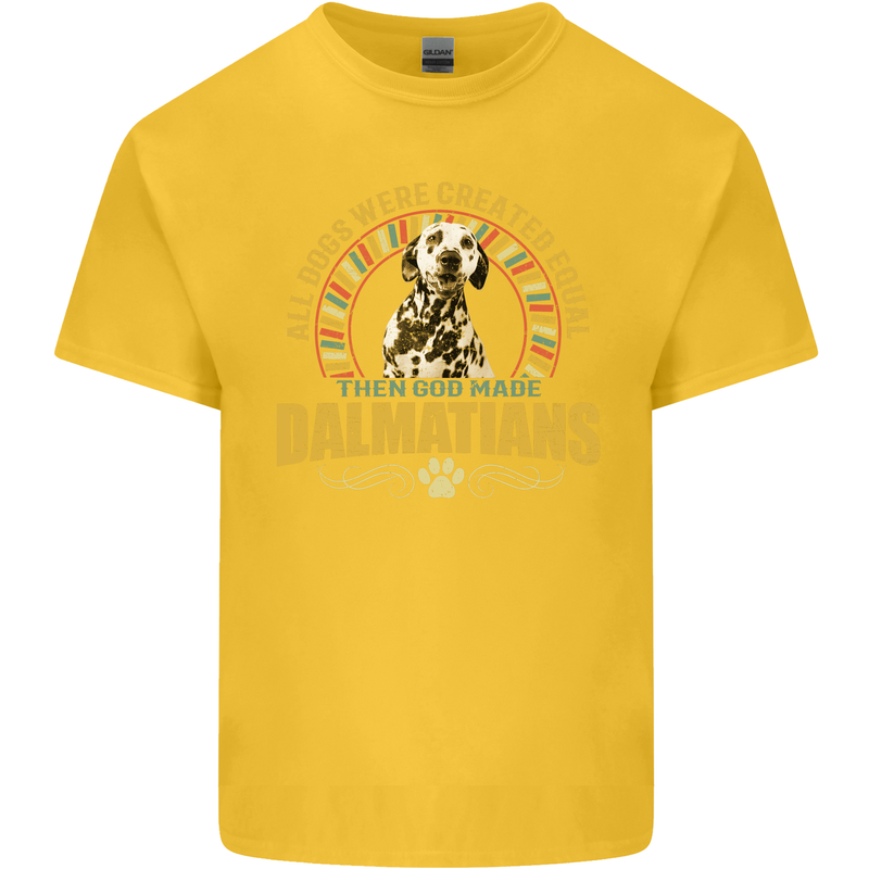 A Dalmatian Dog Kids T-Shirt Childrens Yellow