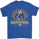 A Dalmatian Dog Mens T-Shirt 100% Cotton Royal Blue