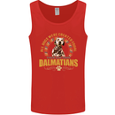 A Dalmatian Dog Mens Vest Tank Top Red