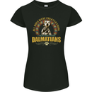 A Dalmatian Dog Womens Petite Cut T-Shirt Black