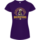 A Dalmatian Dog Womens Petite Cut T-Shirt Purple