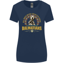 A Dalmatian Dog Womens Wider Cut T-Shirt Navy Blue