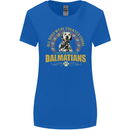 A Dalmatian Dog Womens Wider Cut T-Shirt Royal Blue