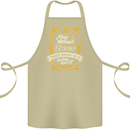 A Day Without Beer? Funny Alcohol Cotton Apron 100% Organic Khaki
