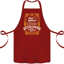 A Day Without Beer? Funny Alcohol Cotton Apron 100% Organic Maroon
