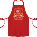 A Day Without Beer? Funny Alcohol Cotton Apron 100% Organic Red