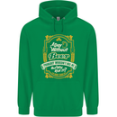 A Day Without Beer? Funny Alcohol Mens 80% Cotton Hoodie Irish Green