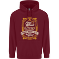 A Day Without Beer? Funny Alcohol Mens 80% Cotton Hoodie Maroon