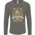 A Day Without Beer? Funny Alcohol Mens Long Sleeve T-Shirt Charcoal