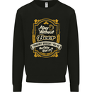 A Day Without Beer? Funny Alcohol Mens Sweatshirt Jumper Black